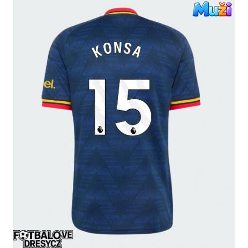 Arsenal Ezri Konsa #15 Venkovní Dres 2026-27 Krátký Rukáv Arsenal Ezri Konsa #15 Venkovní Dres 2026-27 Krátký Rukáv
